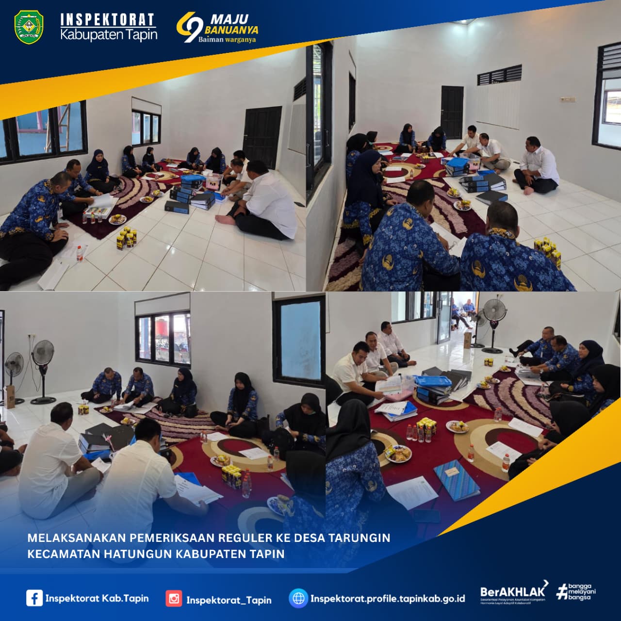 Pemeriksaan Reguler Ke Desa Tarungin Kacamatan Hatungun