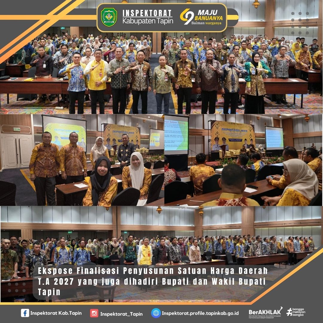 Ekspose Finalisasi Penyusunan Satuan Harga Daerah T.A 2027 