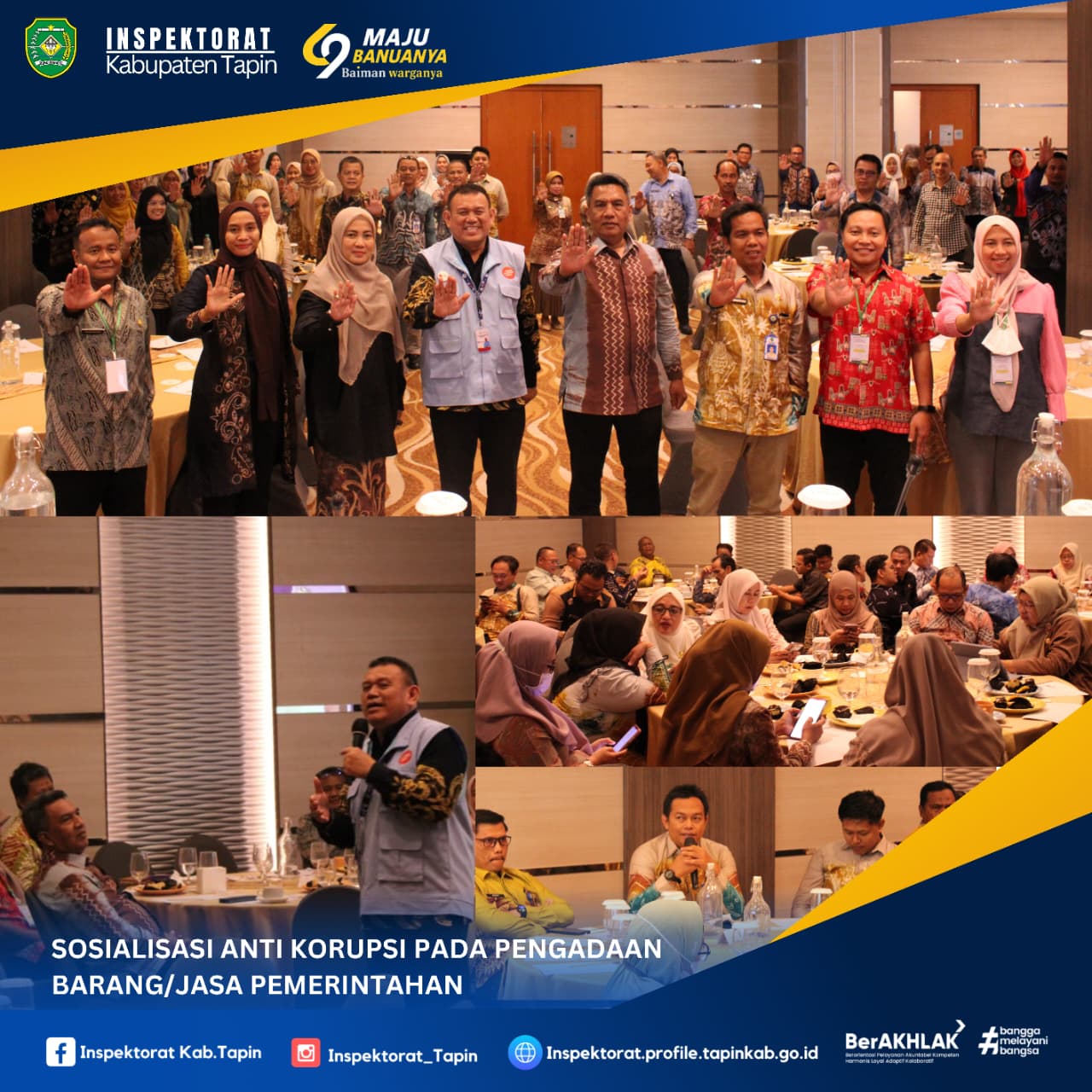 Sosialiasi Anti Korupsi Pada Pengadaan Barang dan Jasa Pemerintahan. 