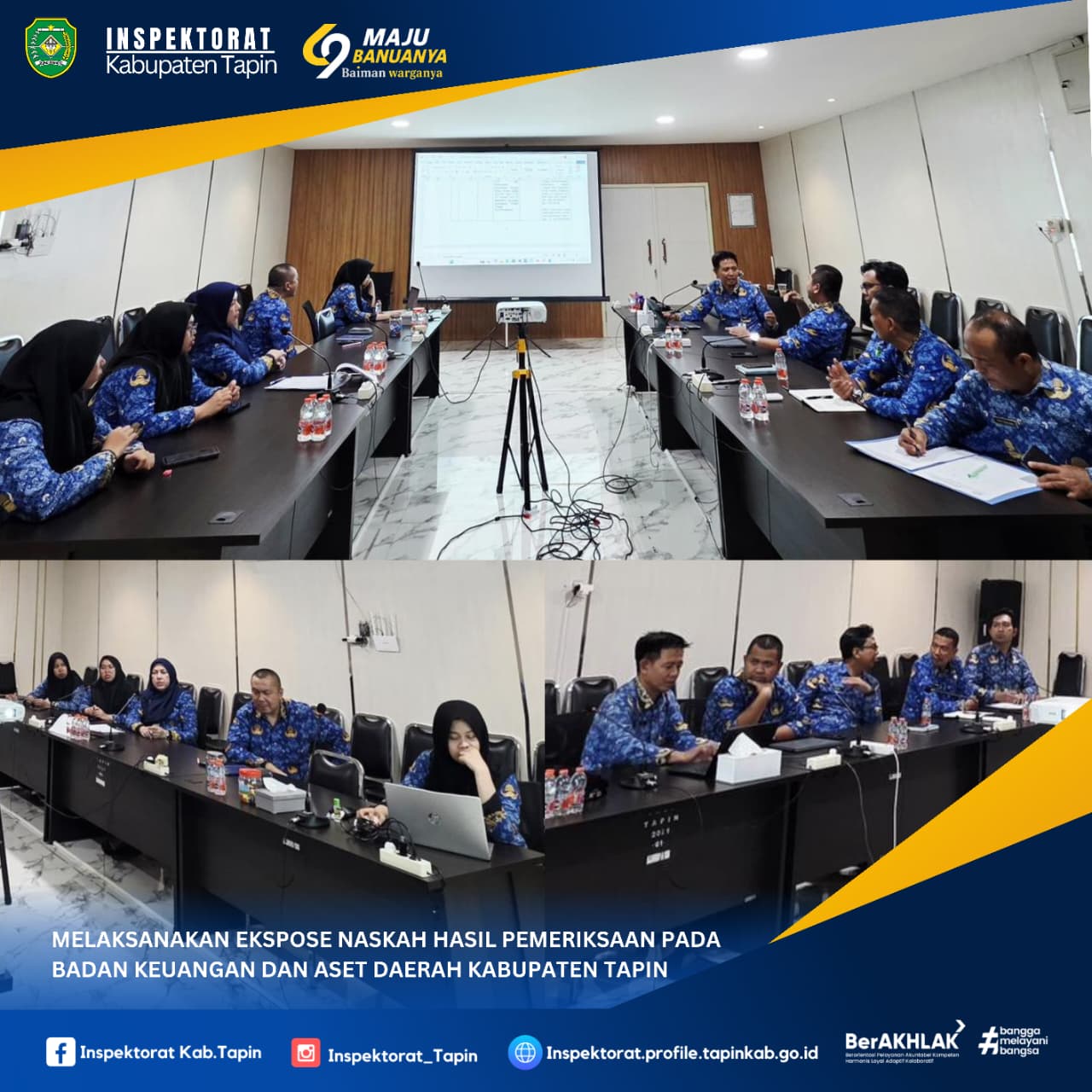 Ekspose Naskah Hasil Pemeriksaan Badan Keuangan dan Aset Daerah Kabupaten Tapin